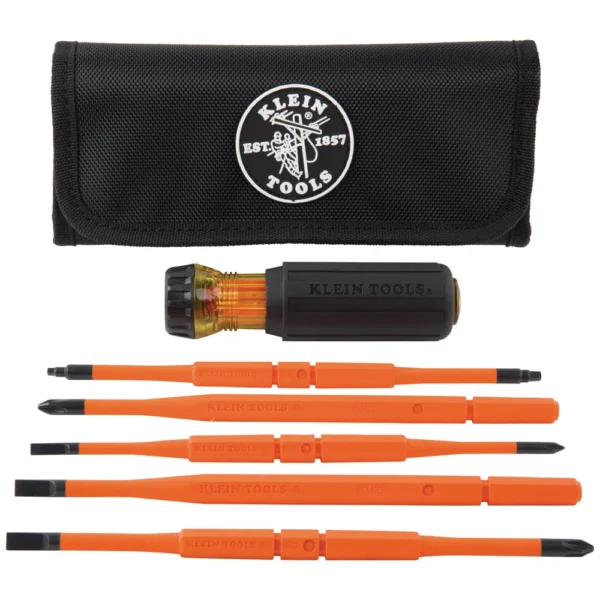 Klein 8-in-1 Insulated Interchangeable Screwdriver Set - Image 3