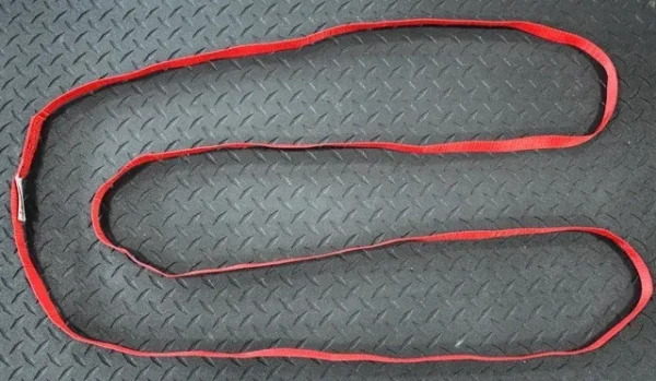 Firefighter Straps MULTI-USE SEWN WEBBING LOOP -QUANTITY OF 3 (RED) - Image 2