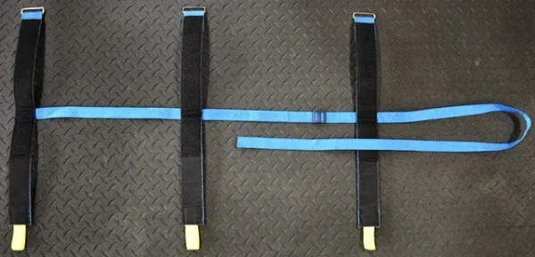 Firefighter Straps 1-3/4" ADJUSTABLE HOSE BUNDLE STRAP KIT (BLUE) - Image 5