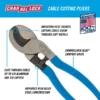 CHANNELLOCK 911 9.5-INCH CABLE CUTTING PLIERS - Image 2