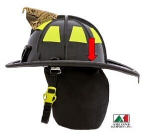 Cairns 880 Fire Helmet Replacement Black Edge Beading
