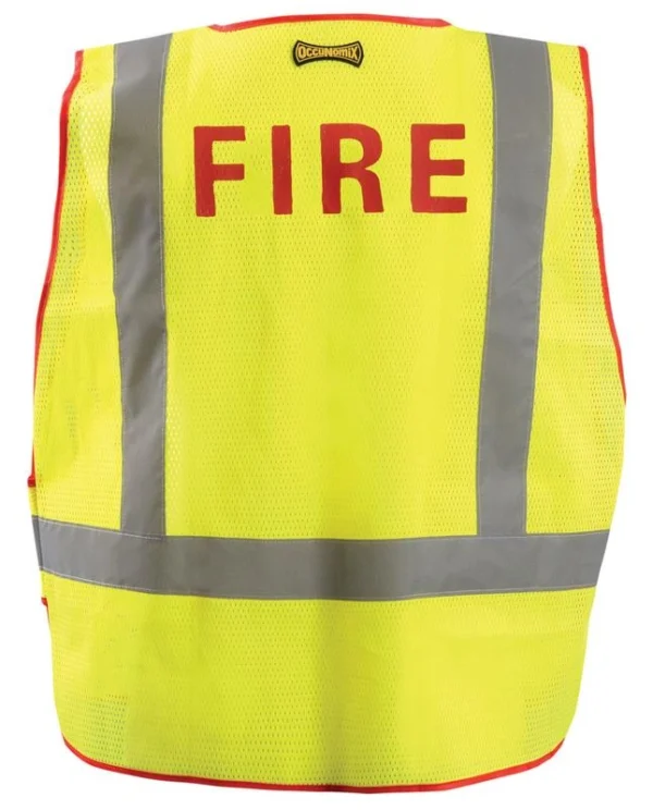 OccuNomix DOR Public Safety "Fire" Mesh Vest - Image 2