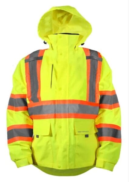 Occunomix Class 3 2-Tone X-Back Breathable Rain Jacket