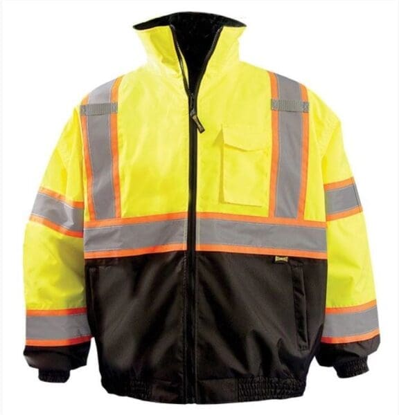 Occunomix Black Bottom 2-in-1 Two Tone Bomber Jacket