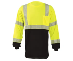 Long Sleeve Segmented Tape Black Bottom T-Shirt W-Pocket Class 3